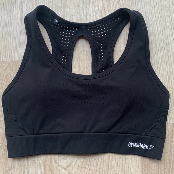 Gymshark Black Sports Crop Size XS - Picture 2 of 5